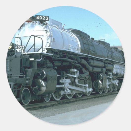 UP 4-8-8-4 "Big Boy" Runder Aufkleber (Vorderseite)