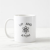 Up and Atom Funny Joke STEM Science Chemie Kaffeetasse (Links)