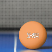 UP AND ATOM Science Joke Tischtennisball (Netto)