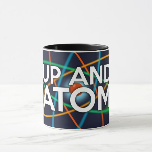 UP AND ATOM Wissenschaft Tasse (Zentrum)
