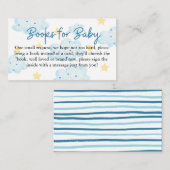 Up and Away Clouds and Stars Books for Baby Begleitkarte (Vorne/Hinten)