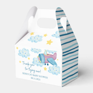 "Up and Away Lila Blue Airplane Fee Box" Geschenkschachtel