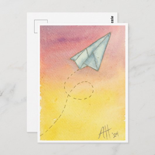 Up and Away Postkarte (Vorne/Hinten)