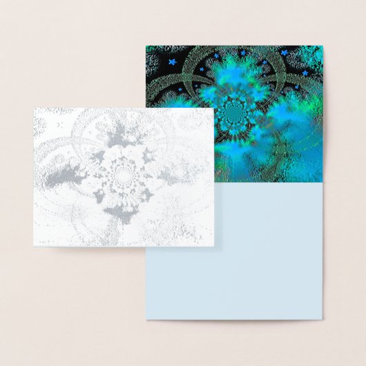 "Up and Beyond" Silver Foil Note Card mit Umschlag Folienkarte (Anzeige)