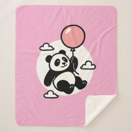 Up & Away Panda – Vin Zzep Art - T-Shirt Sherpadecke