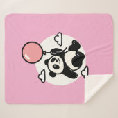 Up & Away Panda – Vin Zzep Art - T-Shirt Sherpadecke (Vorderseite (Horizontal))