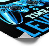 Up Birthday Boy Matching Gamer Party - Clic Fit1 Poster (Ecke)