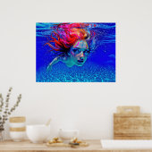 “Up Close and Personal” - A Chromatic Portrait Poster (Küche)