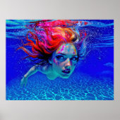 “Up Close and Personal” - A Chromatic Portrait Poster (Vorne)