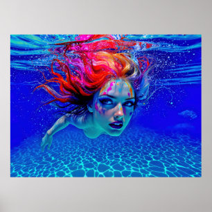 „Up Close and Personal“ - Ein chromatische Porträt Poster