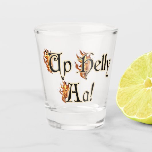 Up Helly Aa! Schnapsglas (Vorderseite)