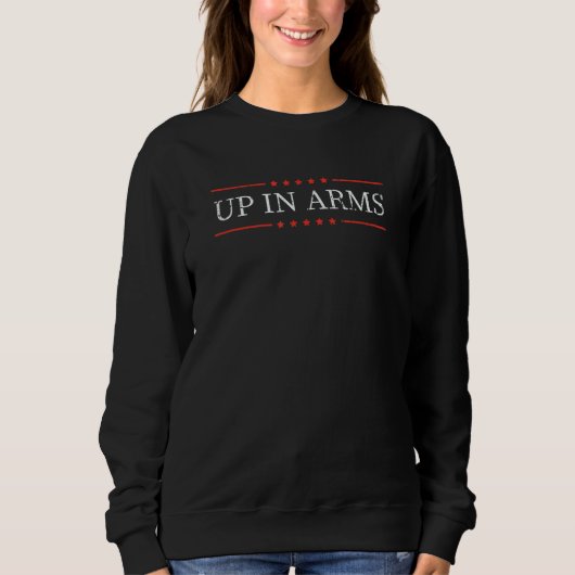 Up In Arms Us Flag Sweatshirt (Vorderseite)