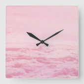 Up in the Dreamy Clouds 8 Quadratische Wanduhr (Vorderseite)