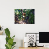 "Up in Trees: An Australian Tree Kangaroo Climbs Poster (Heimbüro)