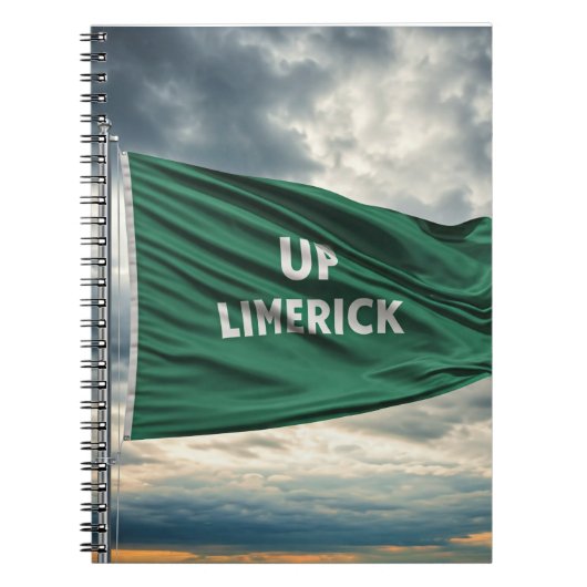 Up Limerick Spiral Notebook Notizblock (Vorderseite)