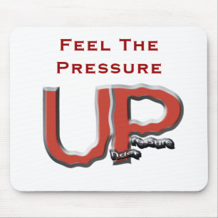 UP Logo nobevBG, spüren Sie den Druck Mousepad