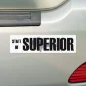 UP Michigan Staat Superior Autoaufkleber (Auf Auto)
