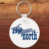 UP Michigan Up North Yooper Schlüsselanhänger (Vorderseite)