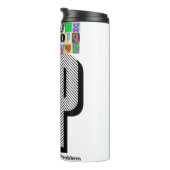 UP No J. No X. No Problem  Thermosbecher (Nach rechts gedreht)