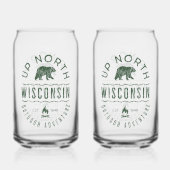 Up North Wisconsin Dosenglas (Vorderseite)