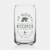 Up North Wisconsin Dosenglas (Vorderseite)