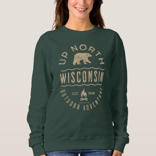 Up North Wisconsin Sweatshirt (Vorderseite)