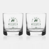 Up North Wisconsin Whiskyglas (Vorderseite)