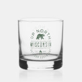 Up North Wisconsin Whiskyglas (Vorderseite)