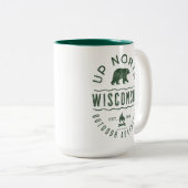 Up North Wisconsin Zweifarbige Tasse (VorderseiteRechts)