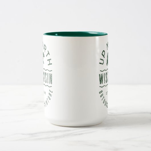 Up North Wisconsin Zweifarbige Tasse (Mittel)