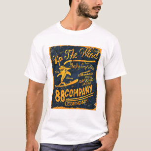 Up the Wind Vintage Surf T-Shirt
