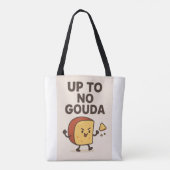 Up to No Gouda Shopping Bag Tote Tasche (Rückseite)