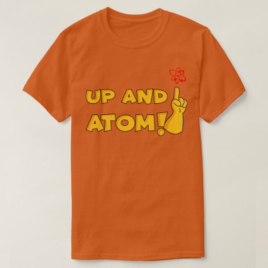 Up und ATOM T-Shirt (Design vorne)