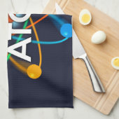 UP- UND ATOM-Wissenschaft Geschirrtuch (Viertel Falte)