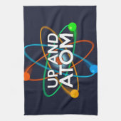 UP- UND ATOM-Wissenschaft Geschirrtuch (Vertikal)