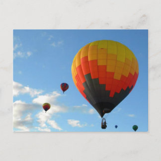 Up Up and away in my beautiful baloon lalala Postkarte