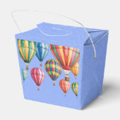 Up Up & Away 1st. Birthday Party Geschenkschachtel (Rückseite)