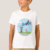 Up, Up & Away! Niedliches Flugzeug für kleine Luft T-Shirt (Vorderseite)