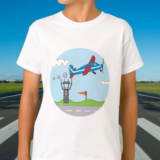 Up, Up & Away! Niedliches Flugzeug für kleine Luft T-Shirt