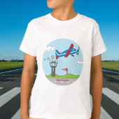 Up, Up & Away! Niedliches Flugzeug für kleine Pilo T-Shirt