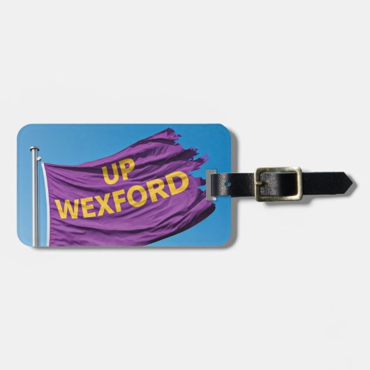 Up Wexford G.A.A. thematisierte Gepäckmarke Gepäckanhänger (Vorderseite horizontal)