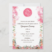 Upanayanam aka Hindu Holy Thread Janeu Zeremonie Einladung (Vorderseite)