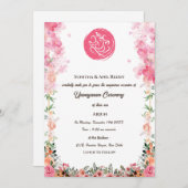 Upanayanam aka Hindu Holy Thread Janeu Zeremonie Einladung (Vorne/Hinten)