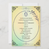 Upanayanam aka Hindu Holy Thread Janeu Zeremonie Einladung (Vorderseite)