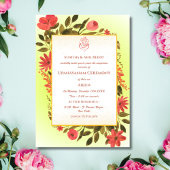 Upanayanam aka Hindu Holy Thread Janeu Zeremonie Einladung