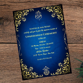 Upanayanam aka Hindu Holy Thread Janeu Zeremonie Einladung