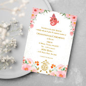 Upanayanam aka Hindu Holy Thread Janeu Zeremonie Einladung