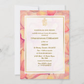 Upanayanam aka Hindu Holy Thread Janeu Zeremonie Einladung (Vorderseite)