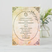 Upanayanam aka Hindu Holy Thread Janeu Zeremonie Einladung (Stehend Vorderseite)