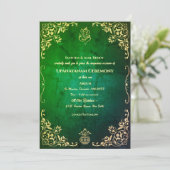 Upanayanam aka Hindu Holy Thread Janeu Zeremonie Einladung (Stehend Vorderseite)